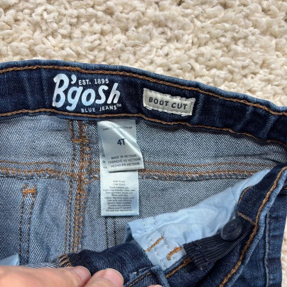 OshKosh‎ Bgosh Toddler Girls Bootcut Jeans Dark Wash Size 4T Set of 2